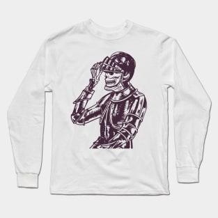 Skeleton Warrior Long Sleeve T-Shirt